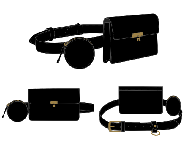 10 Stylish Statement Belt Sketches and Templates