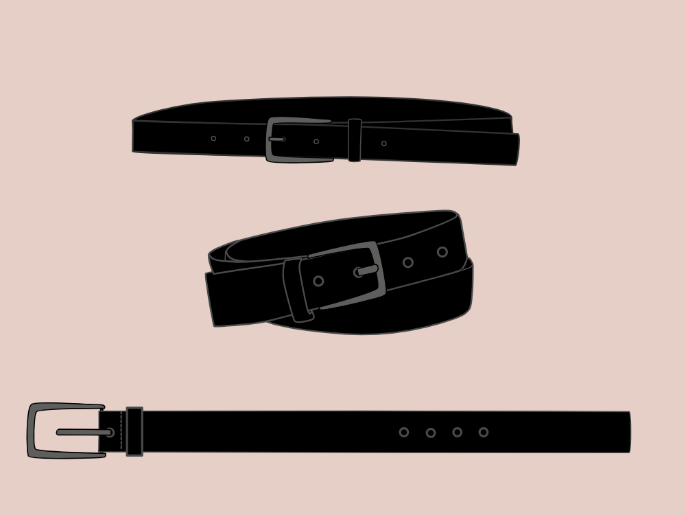 10 Stylish Statement Belt Sketches and Templates