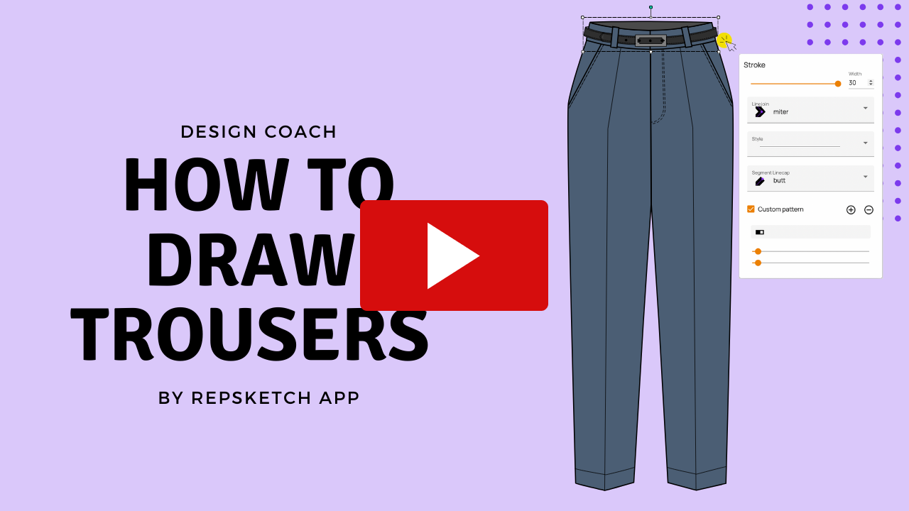 Design Coach: How to draw trousers