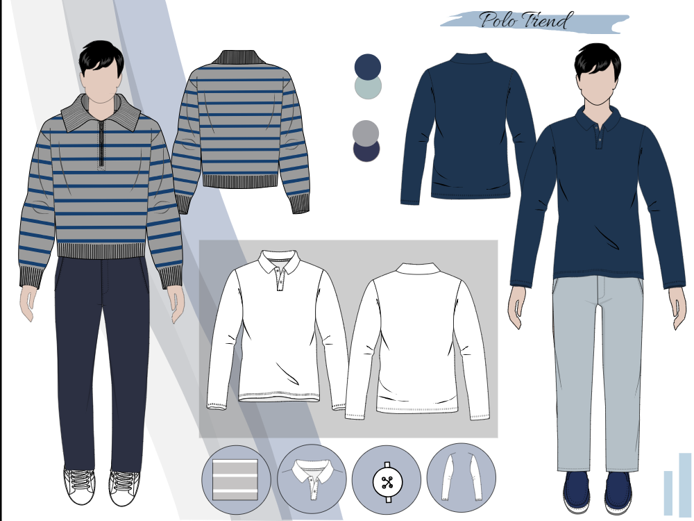 Polo Club Illustration Moodboard