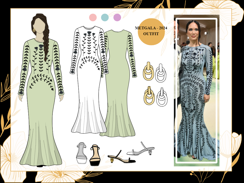 Top 10 Met Gala-Inspired Outfit Sketches of 2024