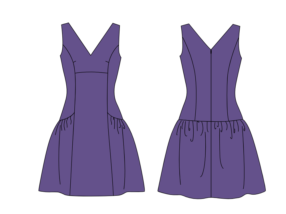 A-Z Garment Necklines: Free Sketches & Templates