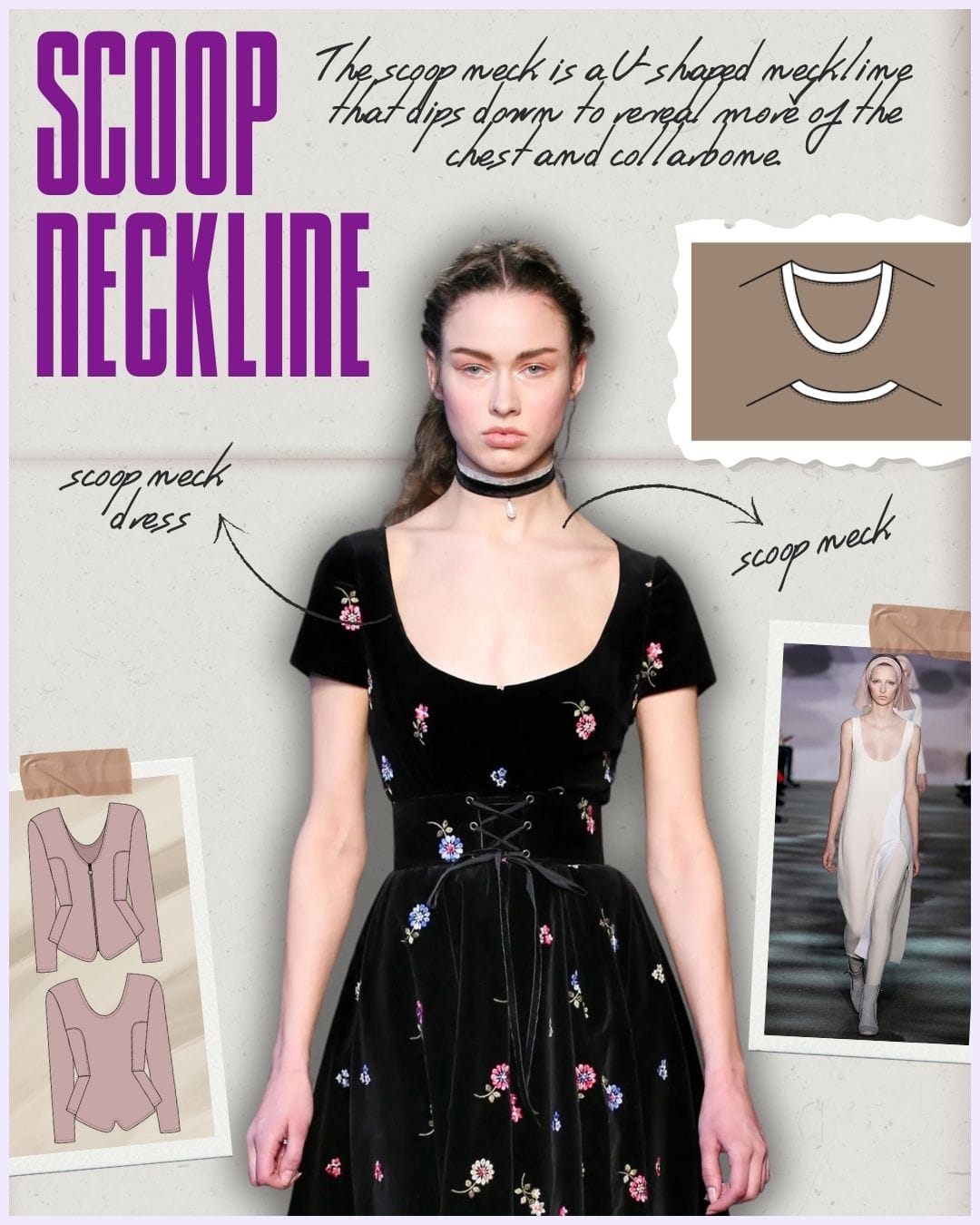 A-Z Garment Necklines: Free Sketches & Templates