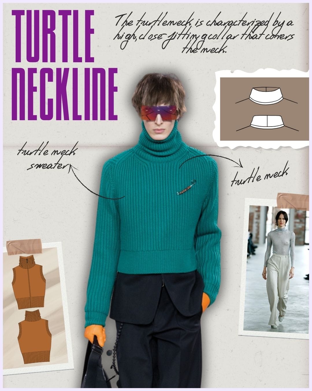 Turtleneck Moodboard Graphic