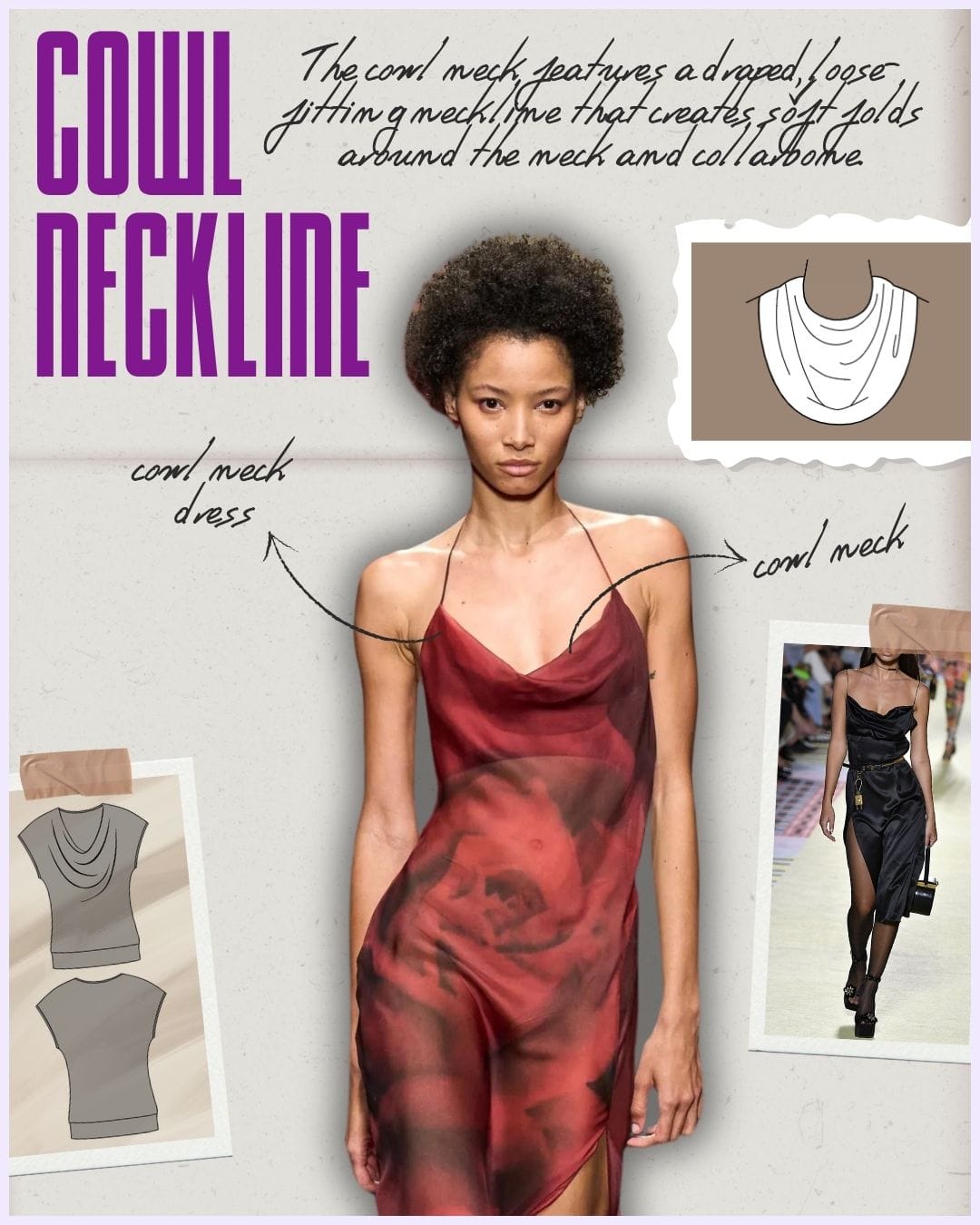 A-Z Garment Necklines: Free Sketches & Templates