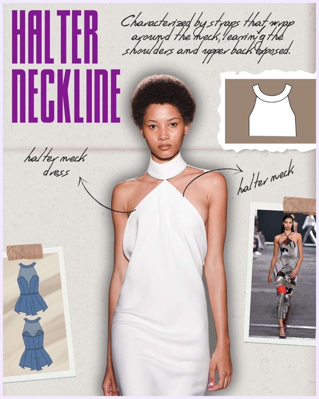 A-Z Garment Necklines: Free Sketches & Templates