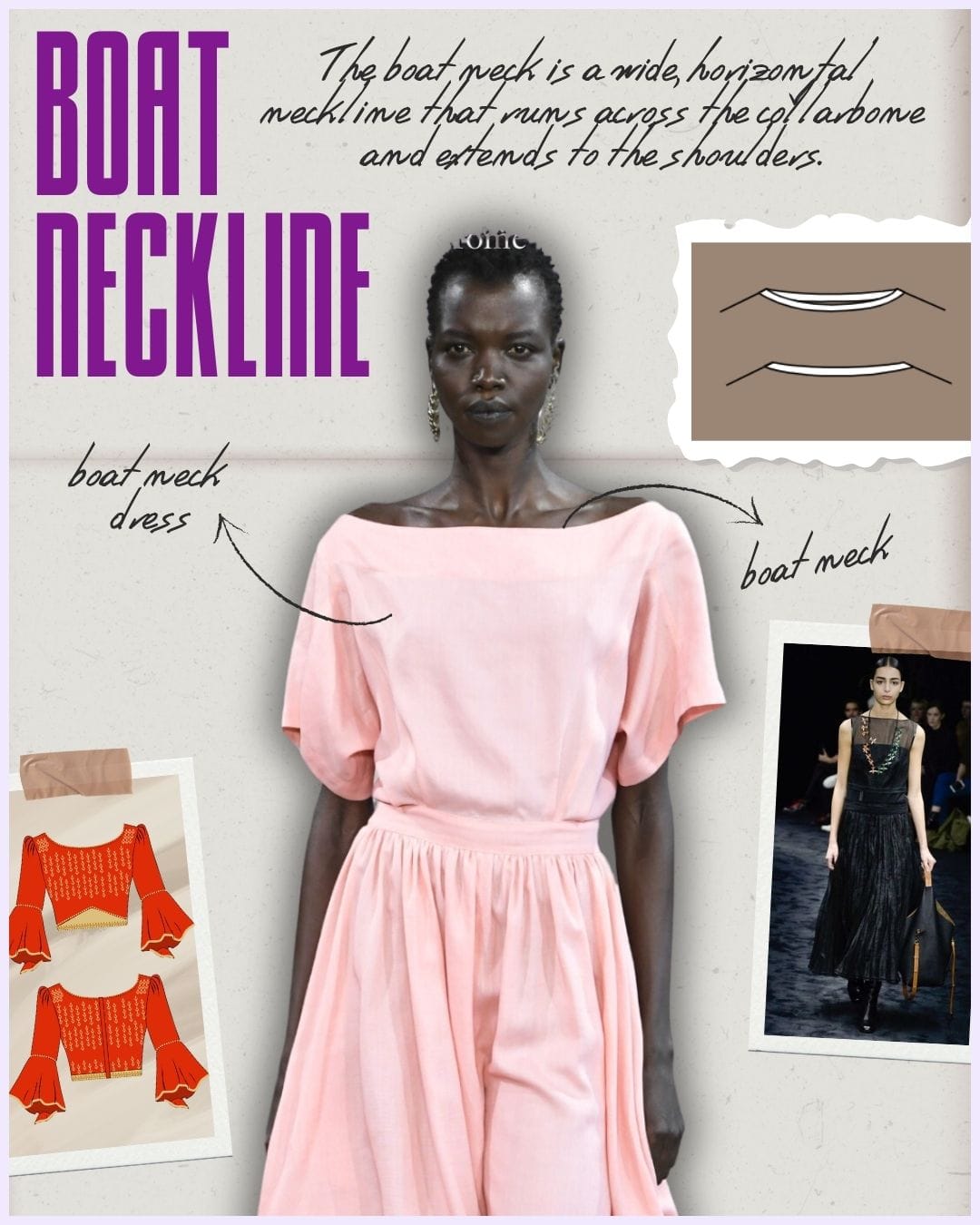 A-Z Garment Necklines: Free Sketches & Templates