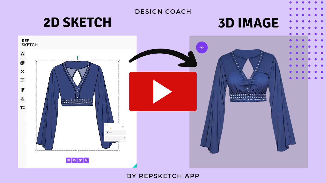 How to Convert 2D Flat Sketches to 3D Designs