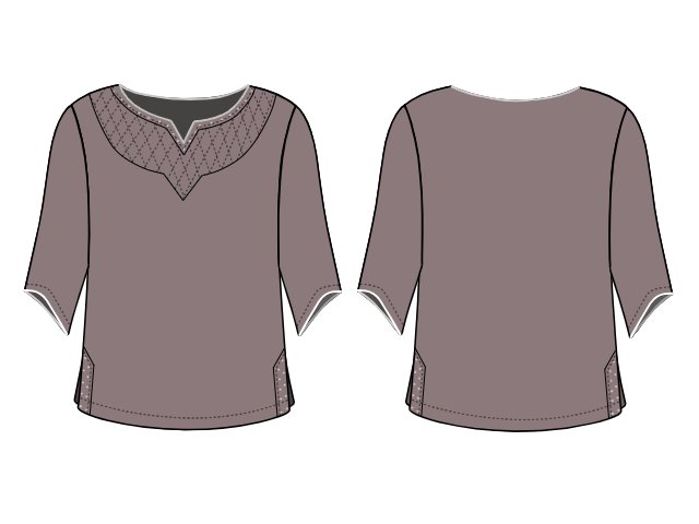 A-Z Garment Necklines: Free Sketches & Templates