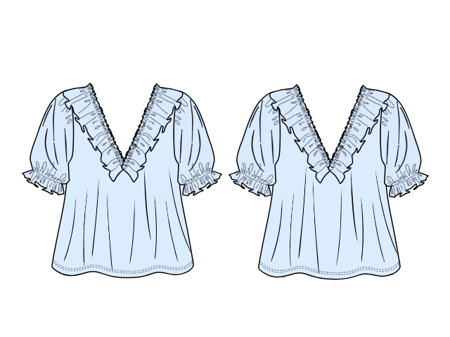 A-Z Garment Necklines: Free Sketches & Templates