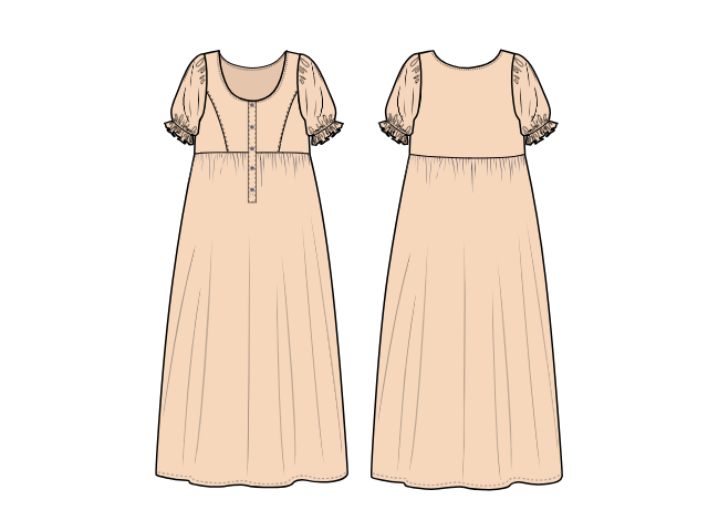 A-Z Garment Necklines: Free Sketches & Templates