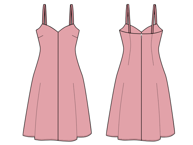 A-Z Garment Necklines: Free Sketches & Templates