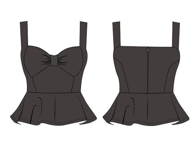 A-Z Garment Necklines: Free Sketches & Templates