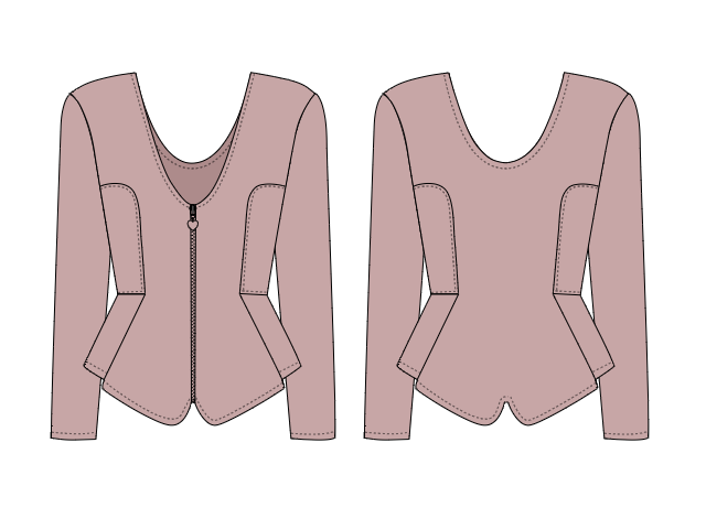 A-Z Garment Necklines: Free Sketches & Templates