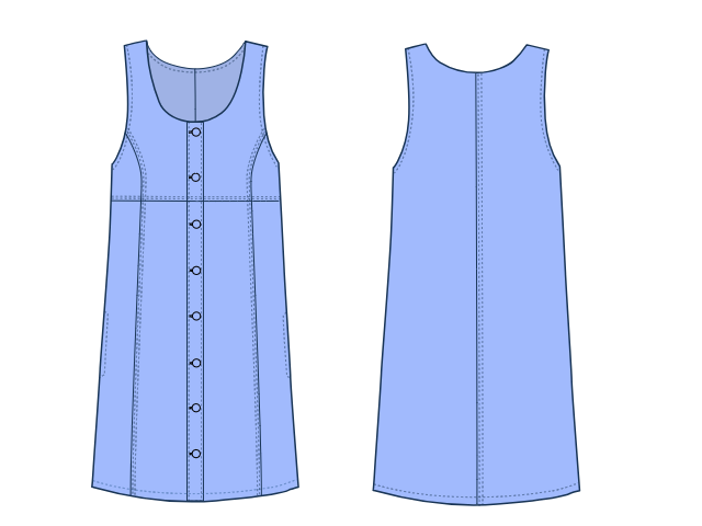 A-Z Garment Necklines: Free Sketches & Templates