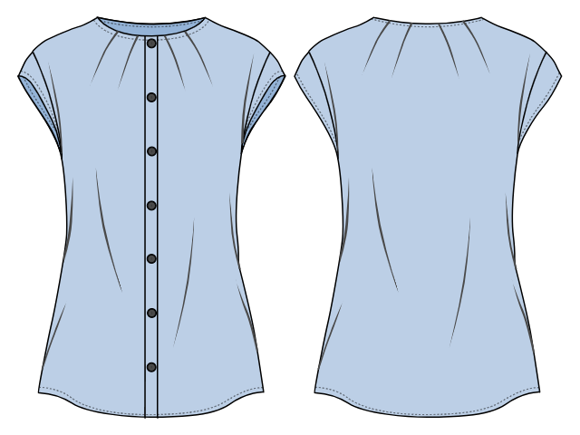 A-Z Garment Necklines: Free Sketches & Templates