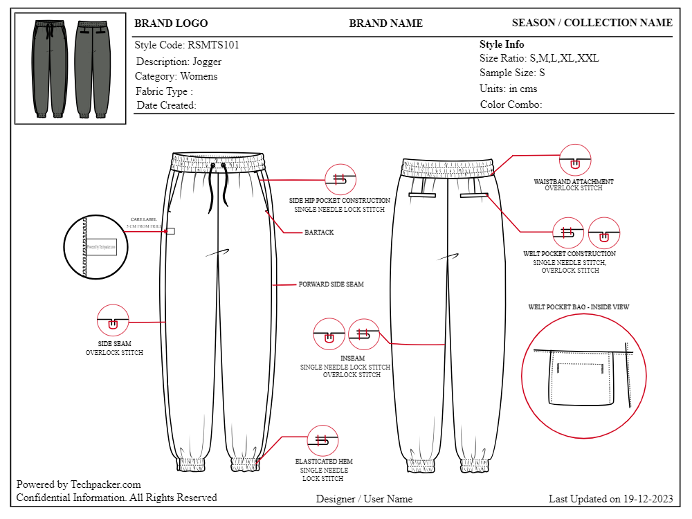 How To Draw Pants Sketch - The Ultimate Guide & Free Templates