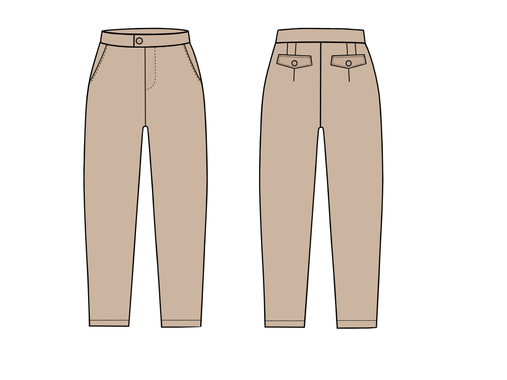 How To Draw Pants Sketch - The Ultimate Guide & Free Templates