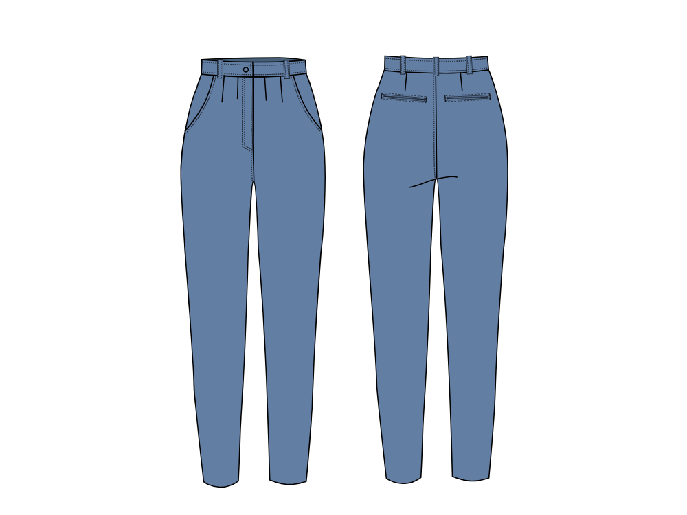 How To Draw Pants Sketch - The Ultimate Guide & Free Templates